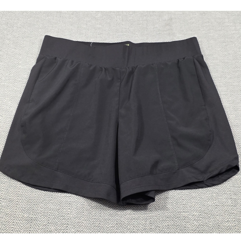 Tek Gear Workout Gear‎ Shorts Womens XXL Black Athletic Running Gym RN73277